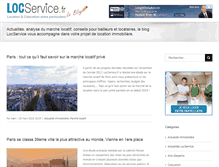 Tablet Screenshot of blog.locservice.fr